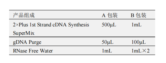 一體式第一鏈cDNA合成超級預混液（去除gDNA）產(chǎn)品包裝