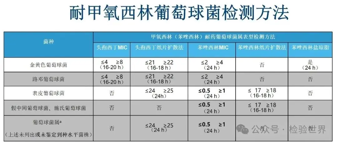 耐甲氧西林葡萄球菌檢測(cè)方法